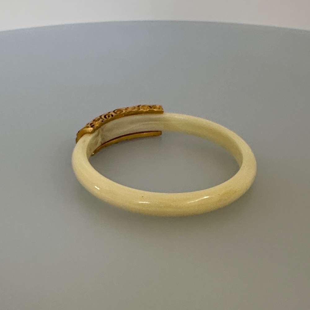 GIVENCHY Gold and Cream Swirl Bracelet - Picture 7 of 11